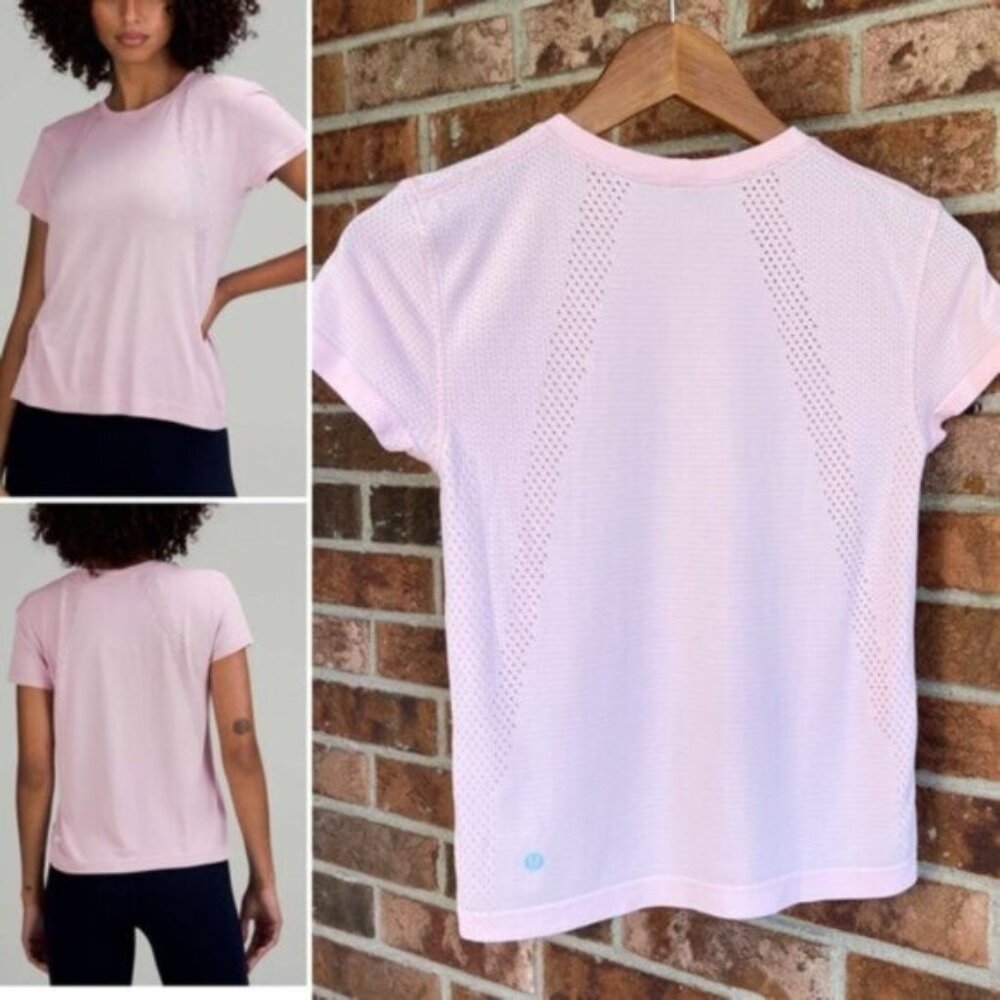 Lululemon ^*  2023 Train to Be Short-Sleeve Shirt Pink Peony  EUC